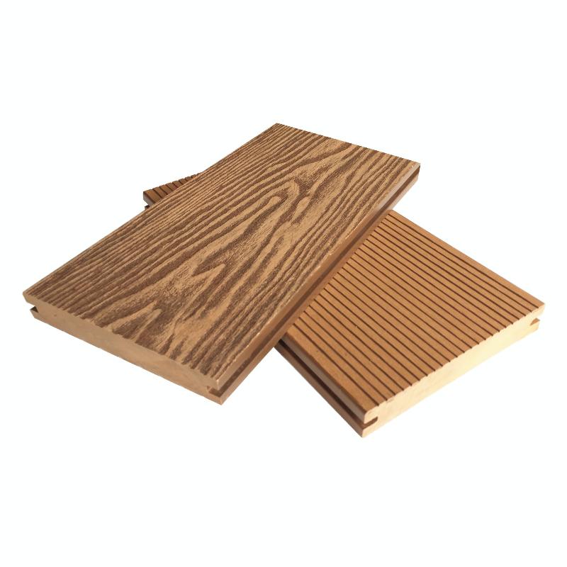 تأثير Woodgrain الصلبة الصف التزيين المركب الصف المحلي