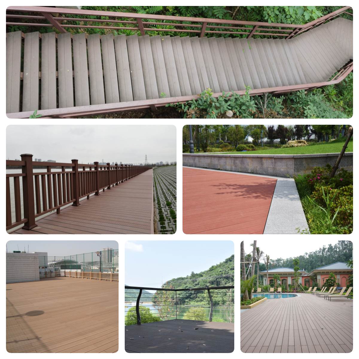 wood plastic composite deck