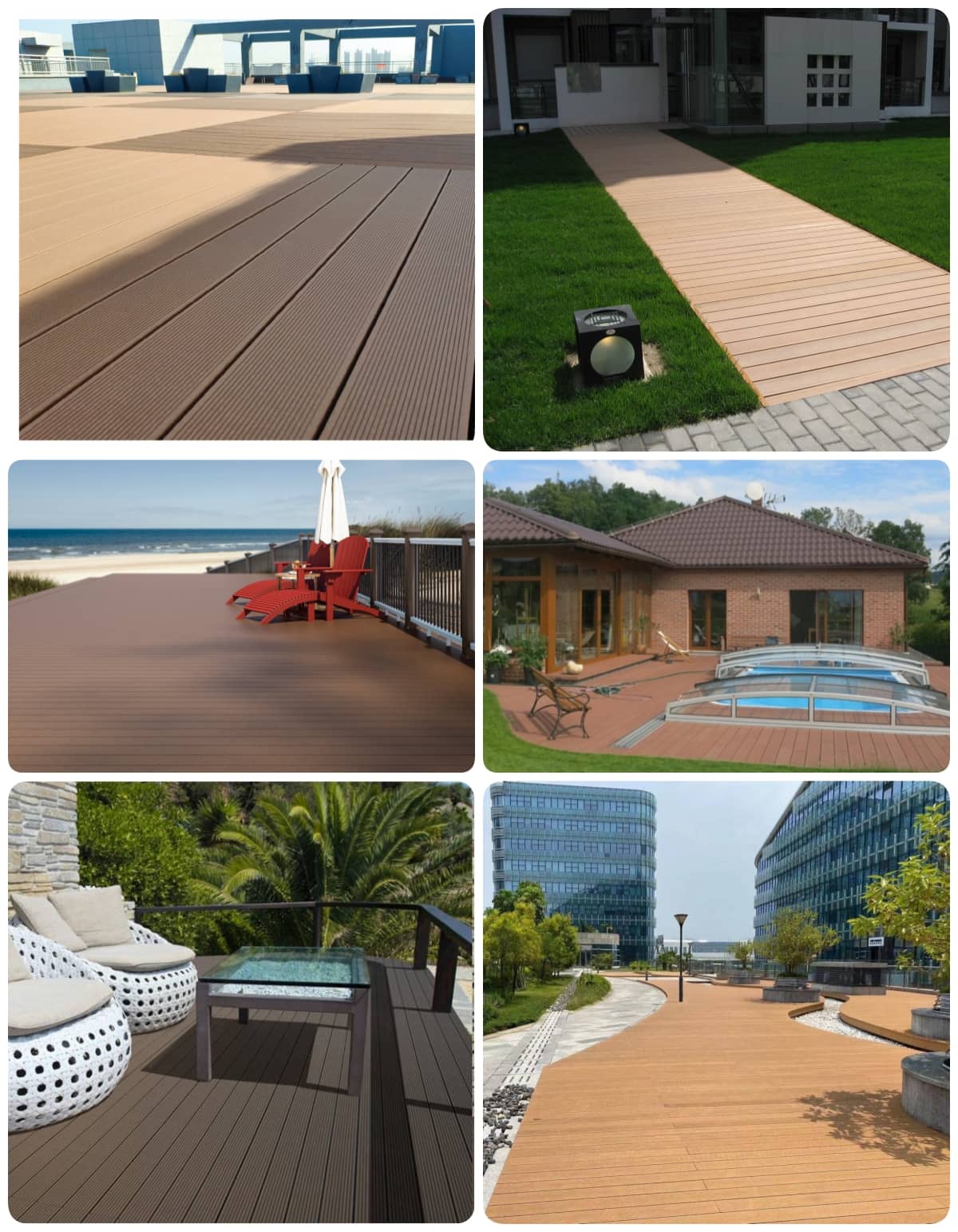 Wood texture texture wpc decking flooring