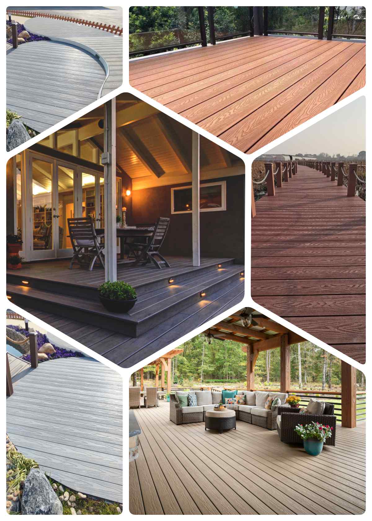 solid wpc decking​