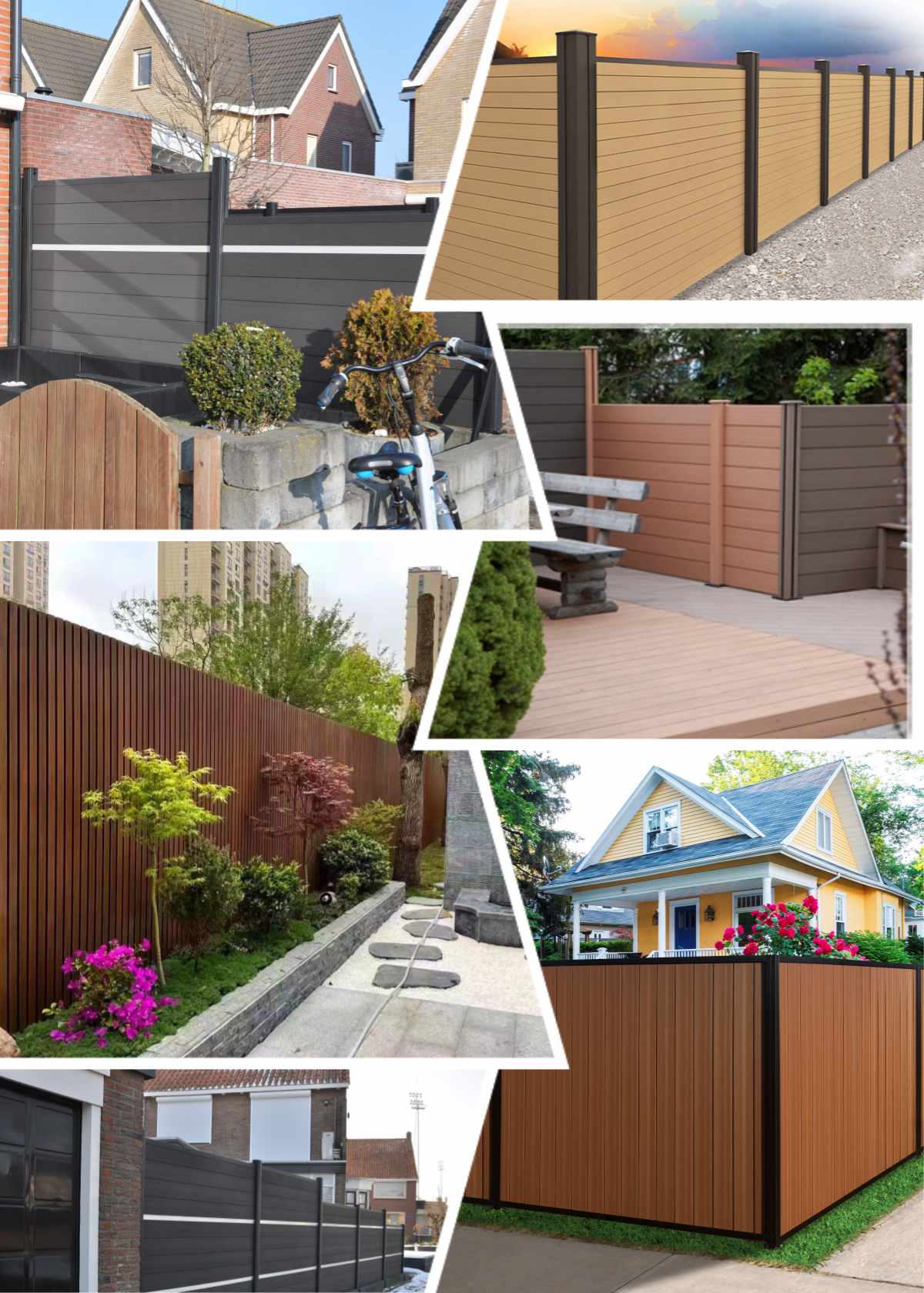 يسألني جيراني باستمرار: من أين اشتريت سياج الحديقة هذا؟ (حل منخفض التكلفة باستخدام الخشب والبلاستيك المركب)