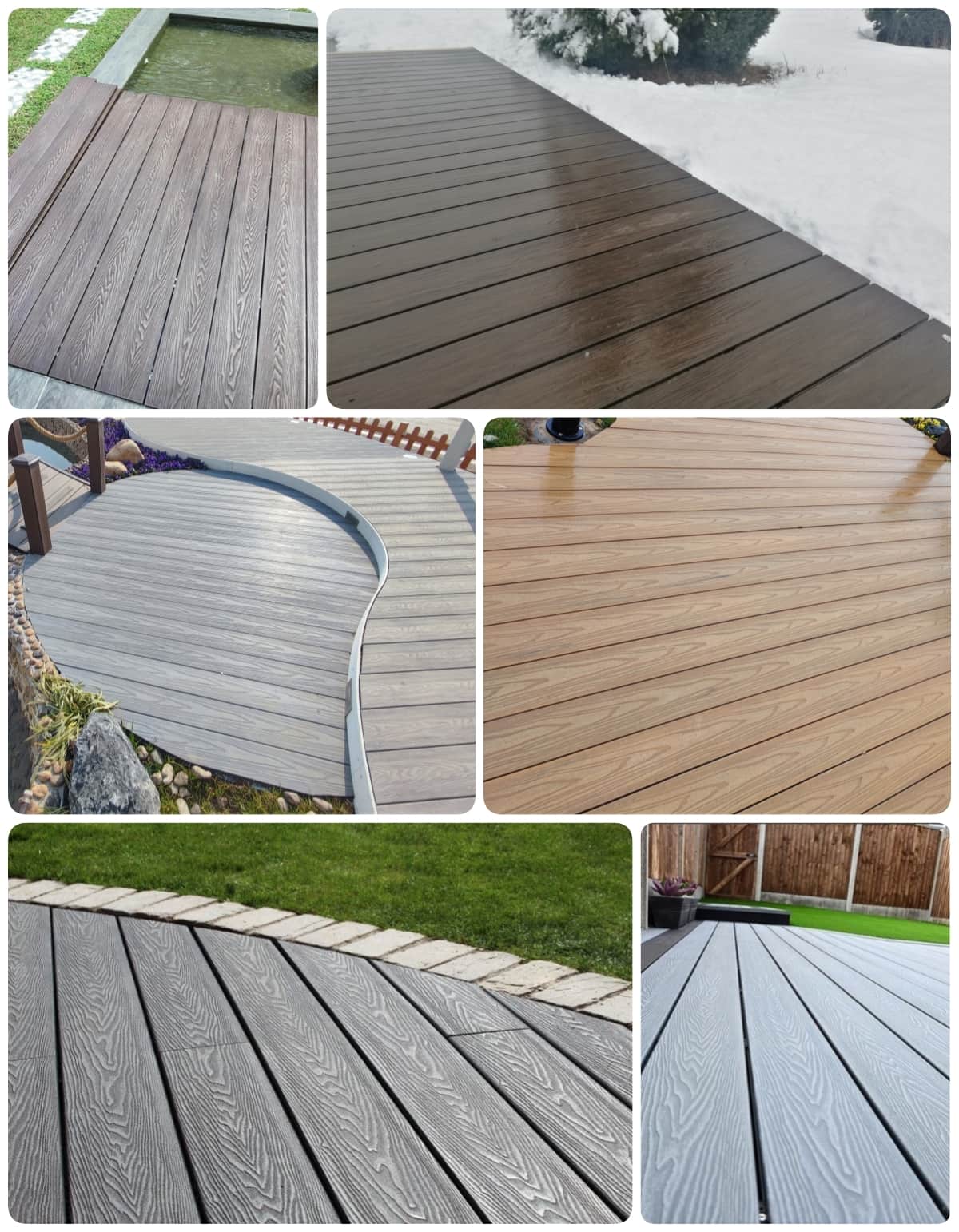 china hollow wpc decking manufacturers