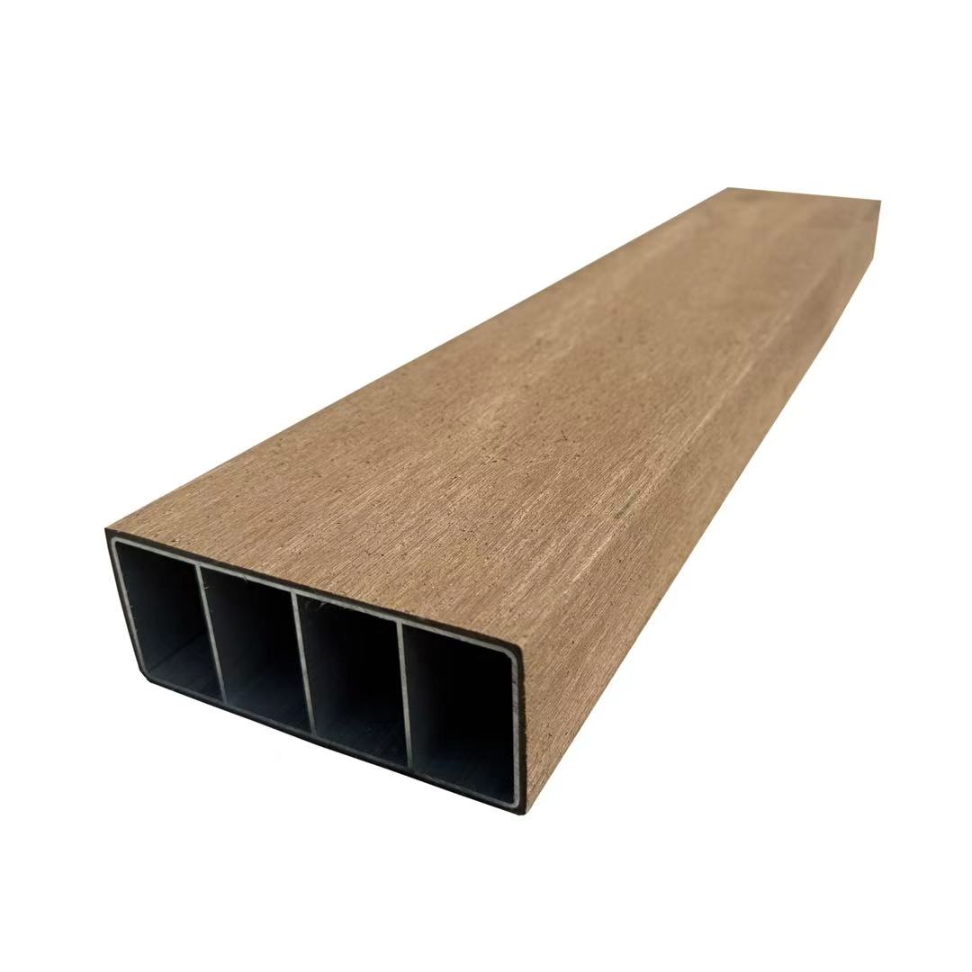 outdoor wpc column aluminum inner